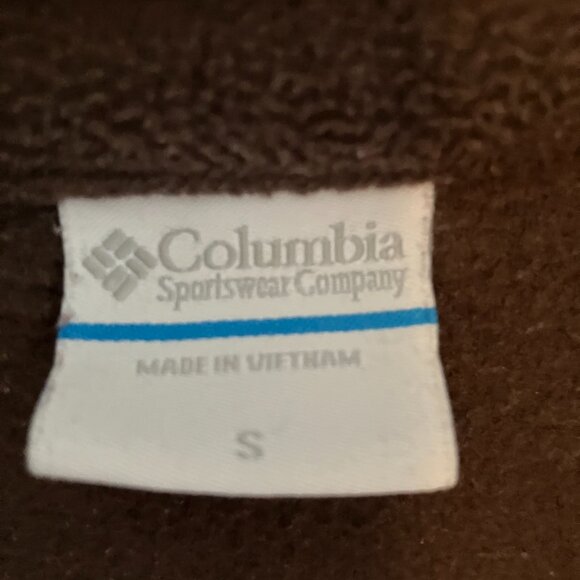 Columbia Brown Womens Fleece Zip Up Jacket - Size Small. - Picture 6 of 11